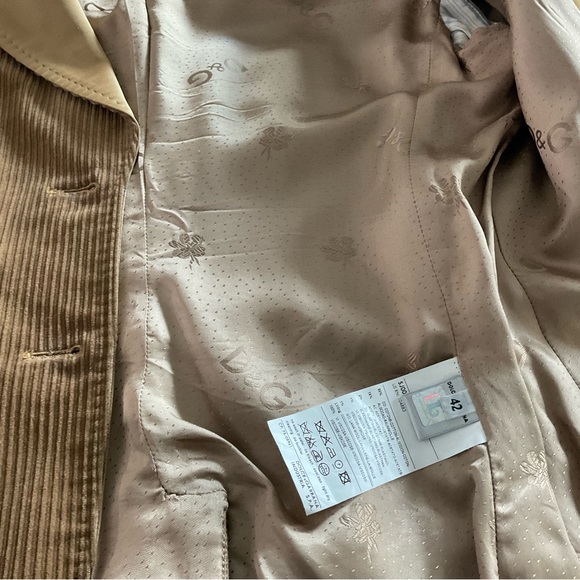 Dolce and Gabbana corduroy blazer - Picture 7 of 8